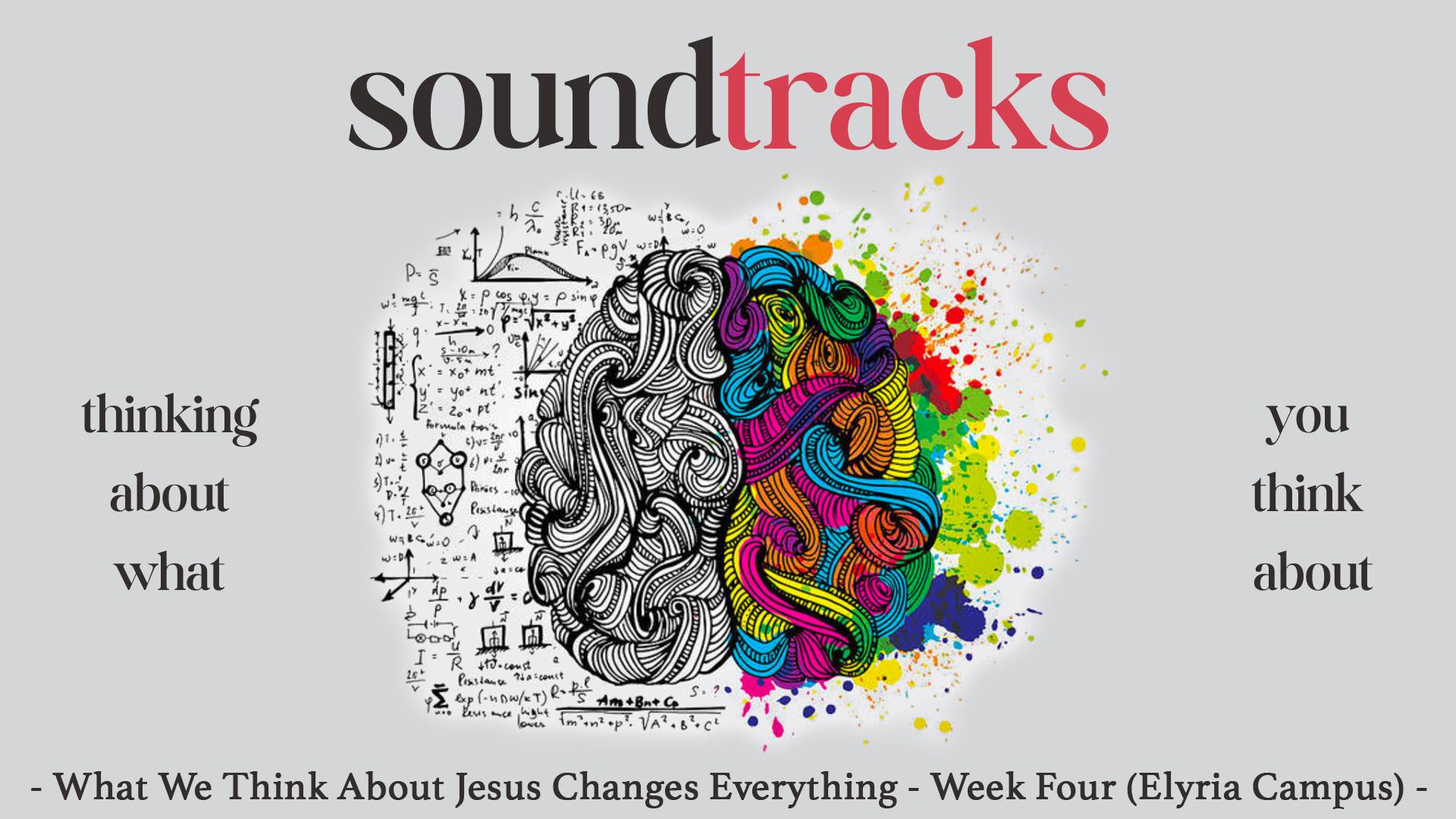What We Think About Jesus Changes Everything - Week Four (Elyria Campus)